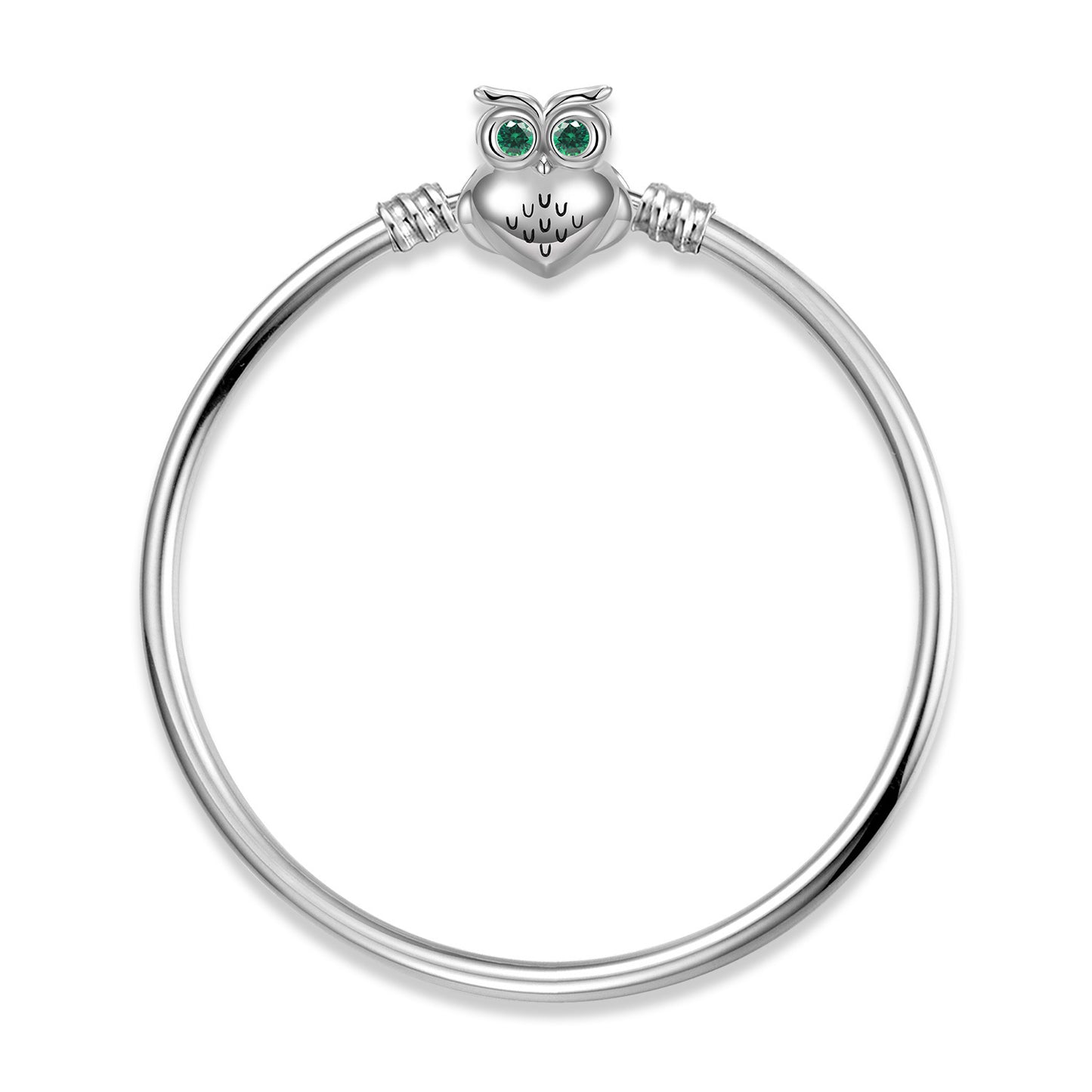 S925 Sterling Silver Snake Bone Chain Bracelet Owl Buckle 3MM Basic Chain Diy Chain - Maria B.