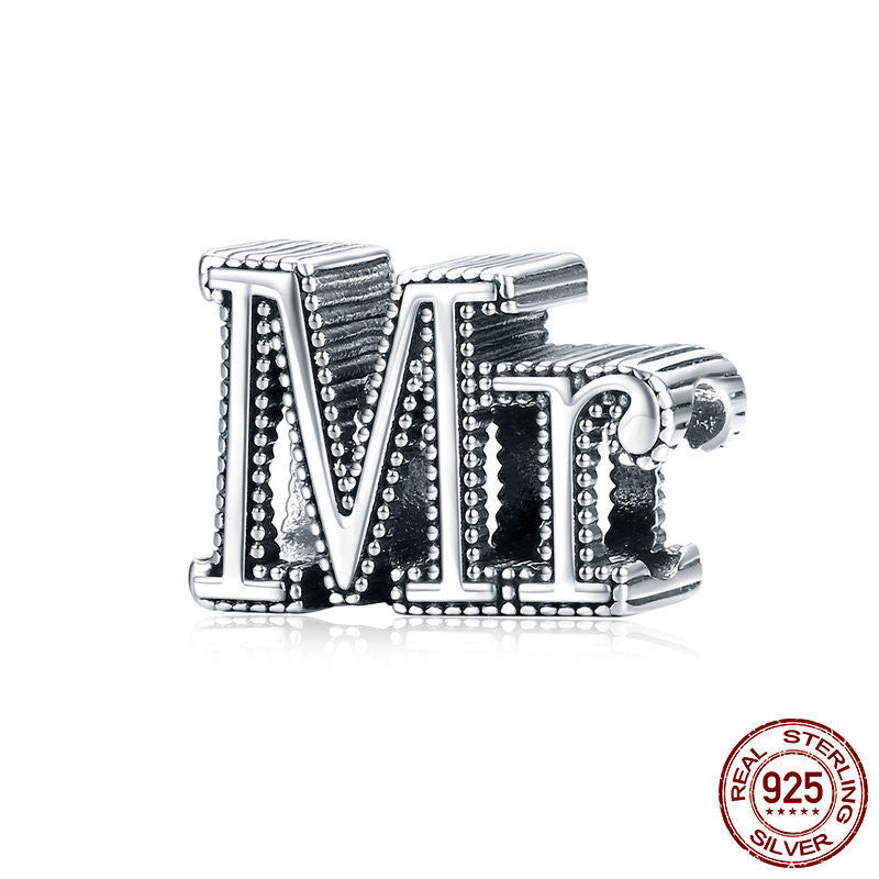 Charm à Lettres Mr - Argent S925