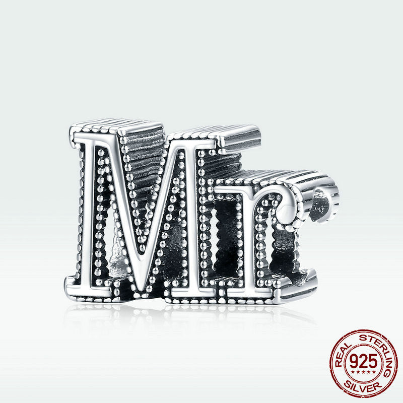 Charm à Lettres Mr - Argent S925