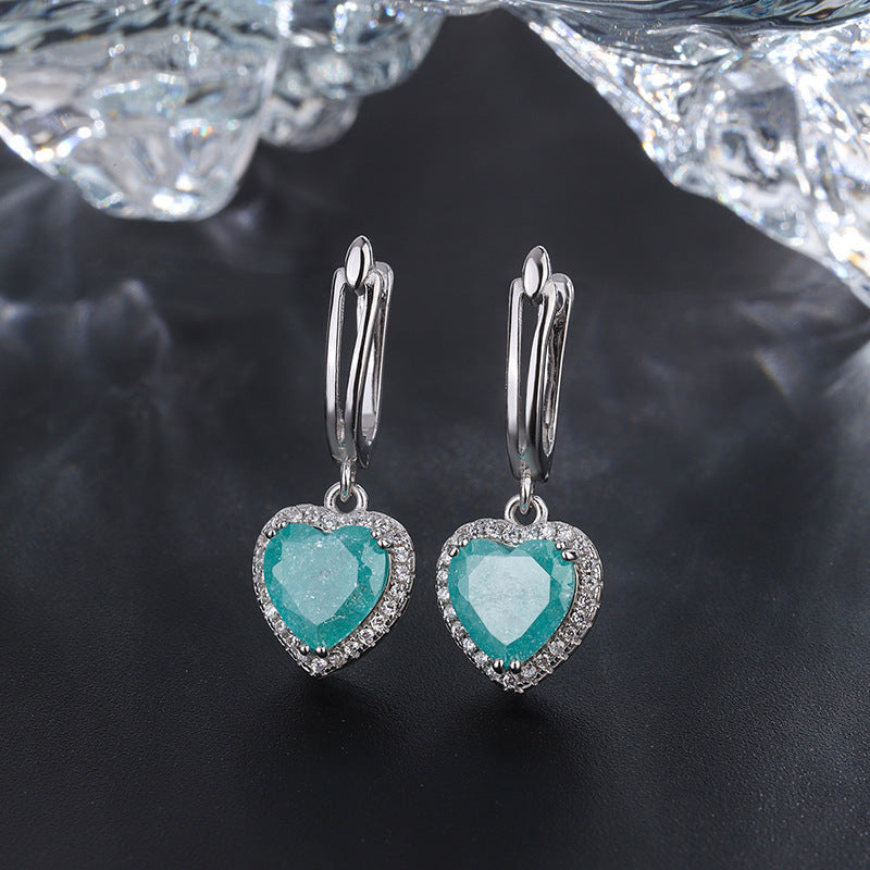 Pierre Amour Boucles D'oreilles Exquis Oreille en Forme de Coeur Fermoirs - Maria B.