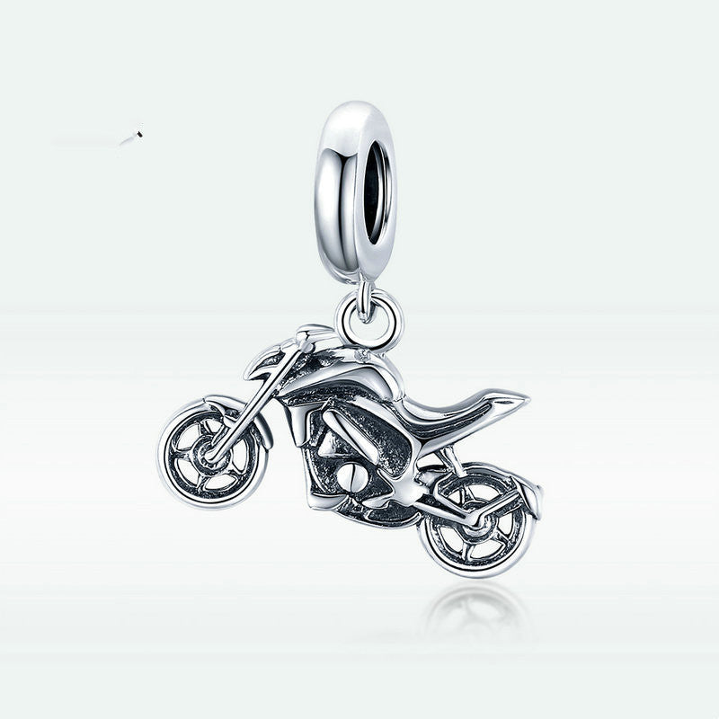 Charm Pendant Moto - Argent S925