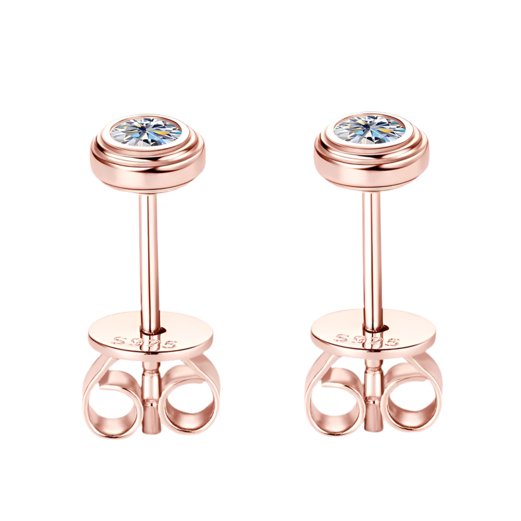 Boucles d’oreilles ÉCLAT ÉTERNEL - Diamant moissanite & Argent 925 millième