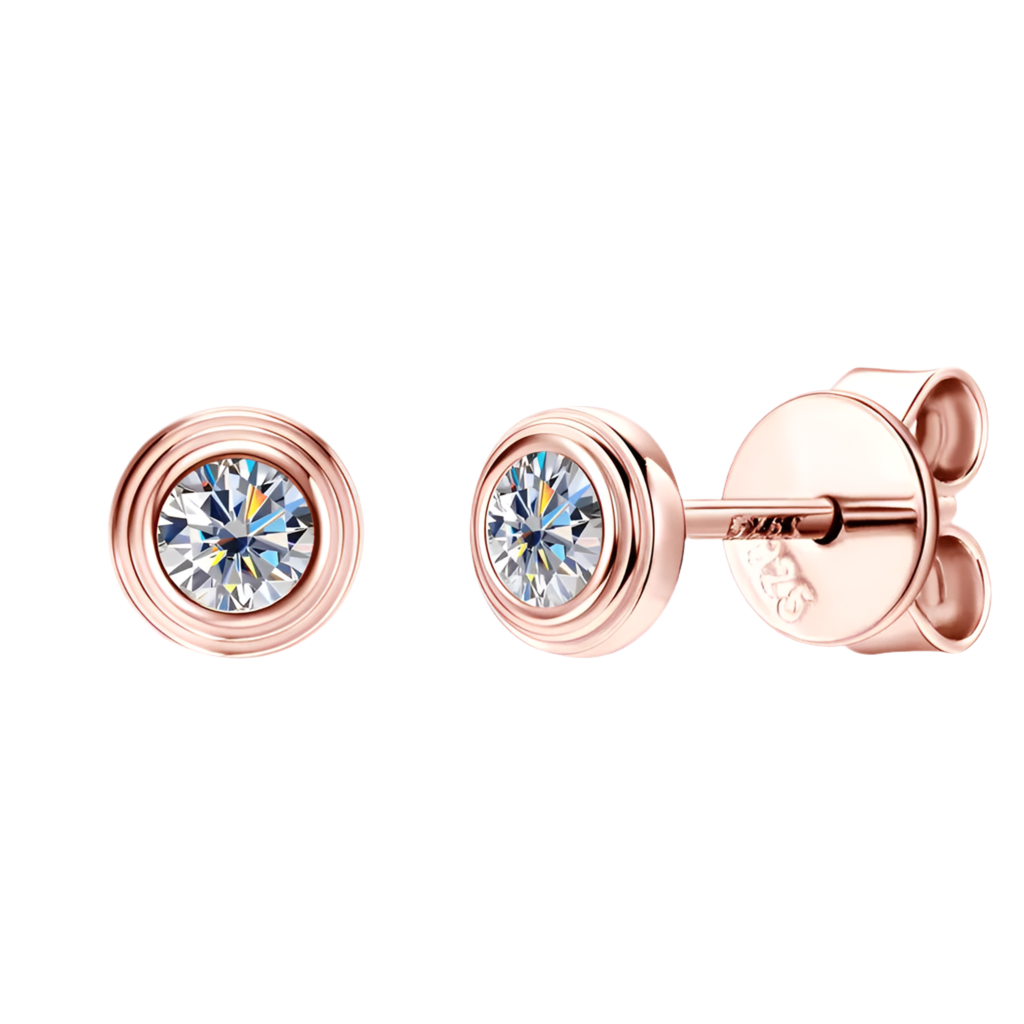 Boucles d’oreilles ÉCLAT ÉTERNEL - Diamant moissanite & Argent 925 millième