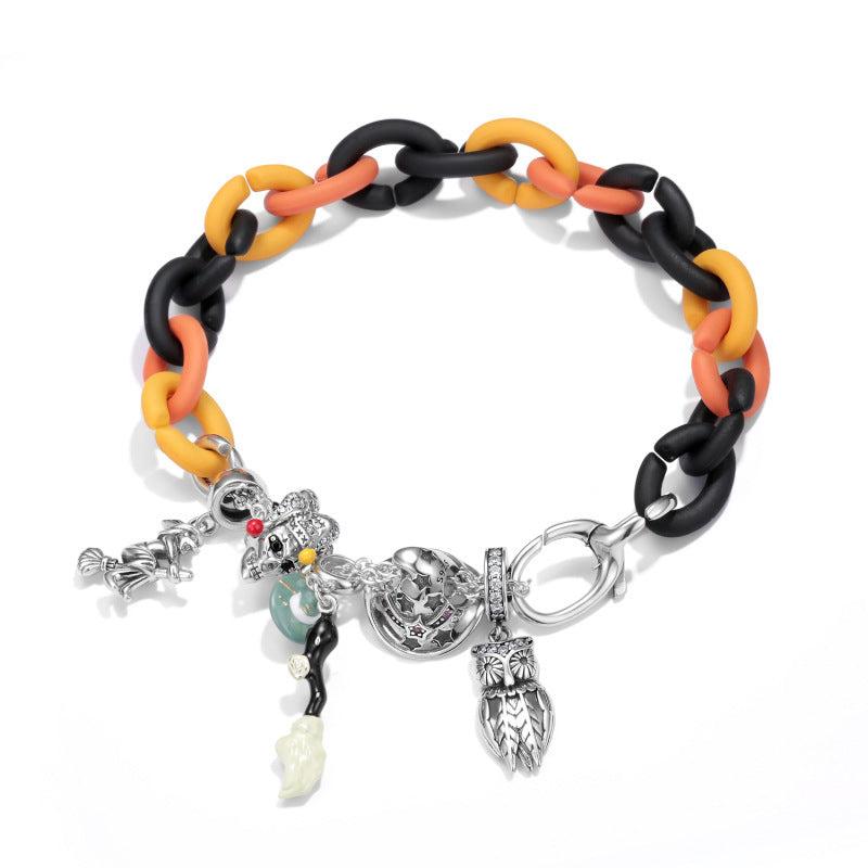 Bracelet X Factor Halloween Série Petite Sorcière - Argent S925