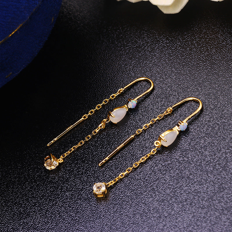 Long Swaying Earrings For Women - Maria B.