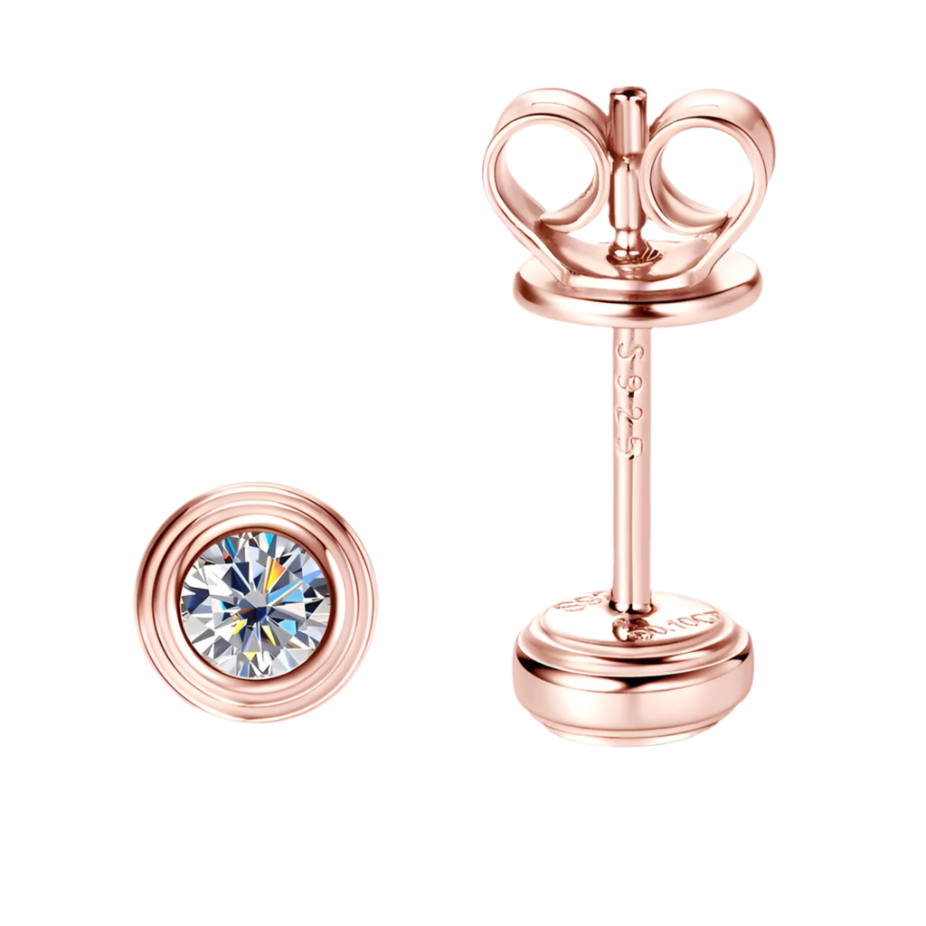Boucles d’oreilles ÉCLAT ÉTERNEL - Diamant moissanite & Argent 925 millième