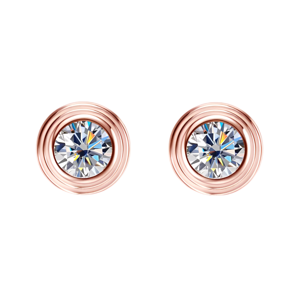 Boucles d’oreilles ÉCLAT ÉTERNEL - Diamant moissanite & Argent 925 millième
