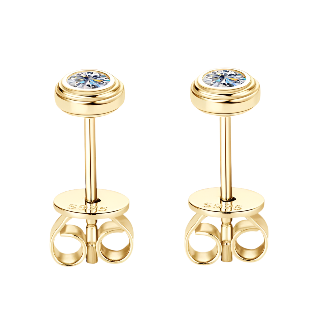 Boucles d’oreilles ÉCLAT ÉTERNEL - Diamant moissanite & Argent 925 millième