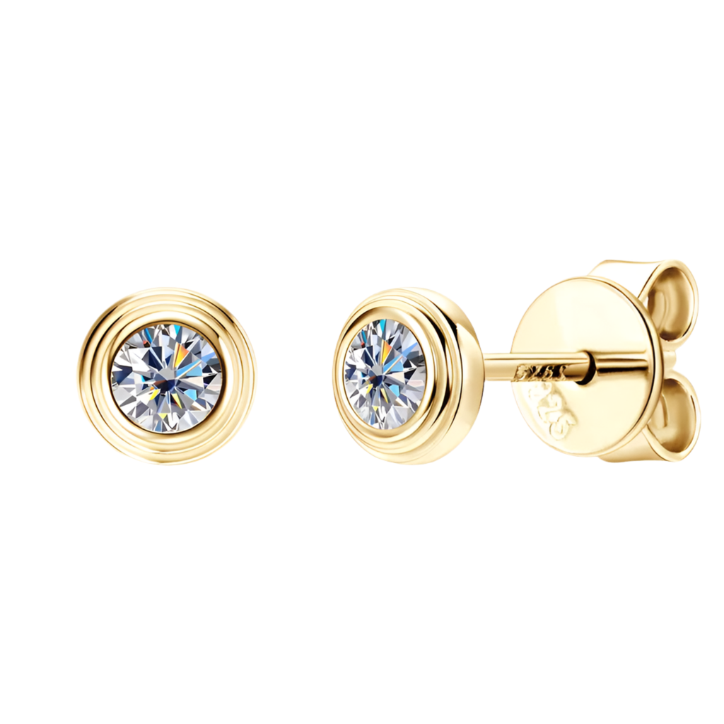 Boucles d’oreilles ÉCLAT ÉTERNEL - Diamant moissanite & Argent 925 millième