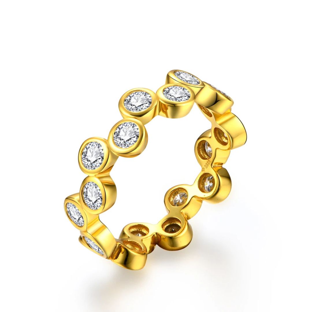 Bague ÉCLAT ÉTERNEL - Diamant moissanite & Argent 925 millième