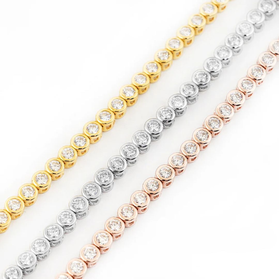 Bracelet ou Collier ÉCLAT ÉTERNEL - Diamant moissanite & Argent 925 millième