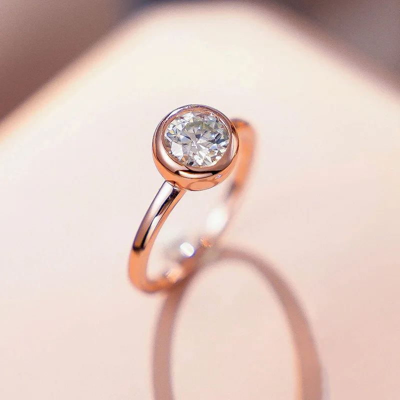 Bague ÉCLAT ÉTERNEL - Diamant moissanite & Argent 925 millième