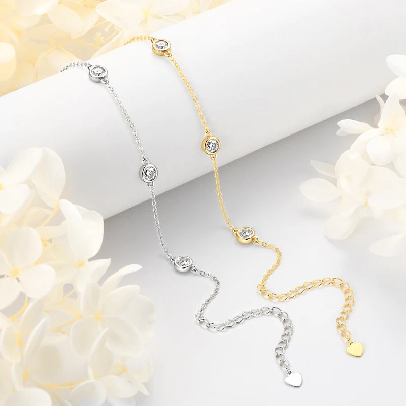 Bracelet ÉCLAT ÉTERNEL - Diamant moissanite & Argent 925 millième