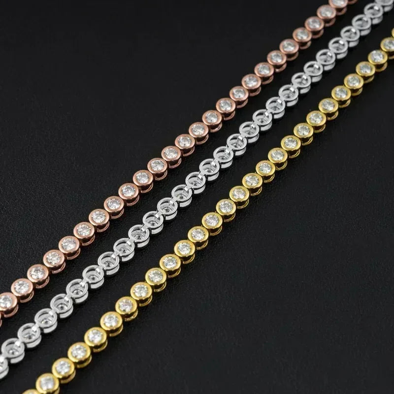 Bracelet ÉCLAT ÉTERNEL - Diamant moissanite & Argent 925 millième