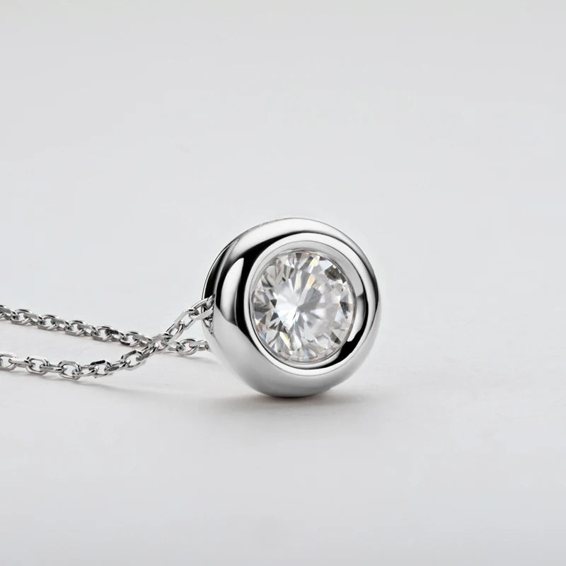 Collier ÉCLAT ÉTERNEL - Diamant moissanite & Argent 925 millième