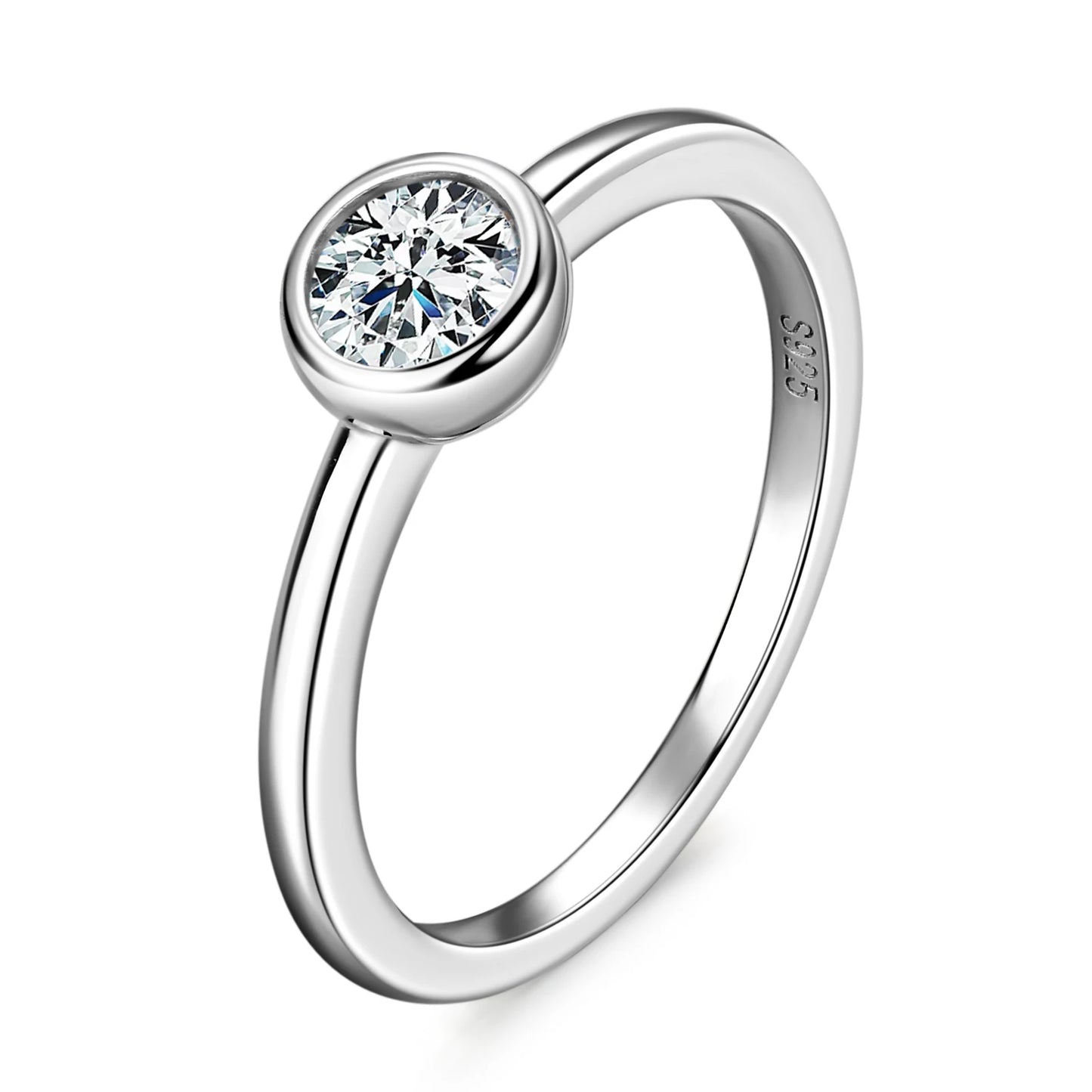 Bague ÉCLAT ÉTERNEL - Diamant moissanite & Argent 925 millième