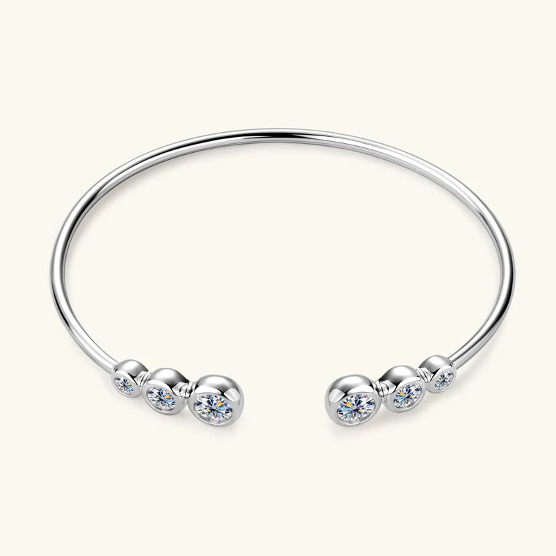 Bracelet ÉCLAT ÉTERNEL - Diamant moissanite & Argent 925 millième