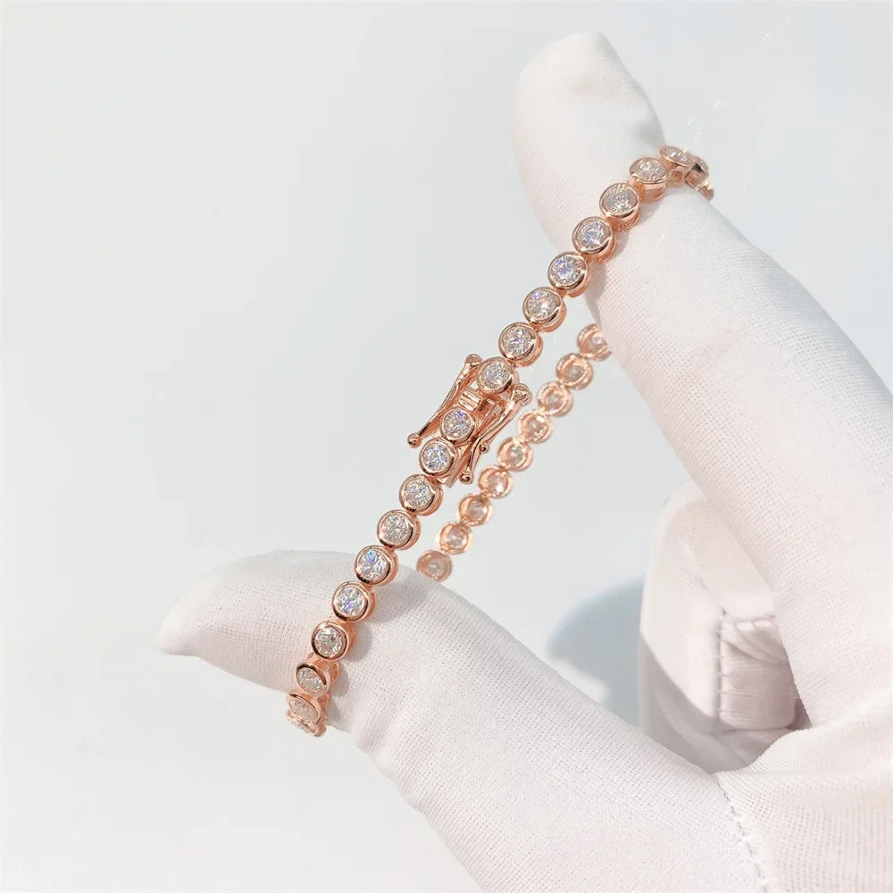 Bracelet ou Collier ÉCLAT ÉTERNEL - Diamant moissanite & Argent 925 millième
