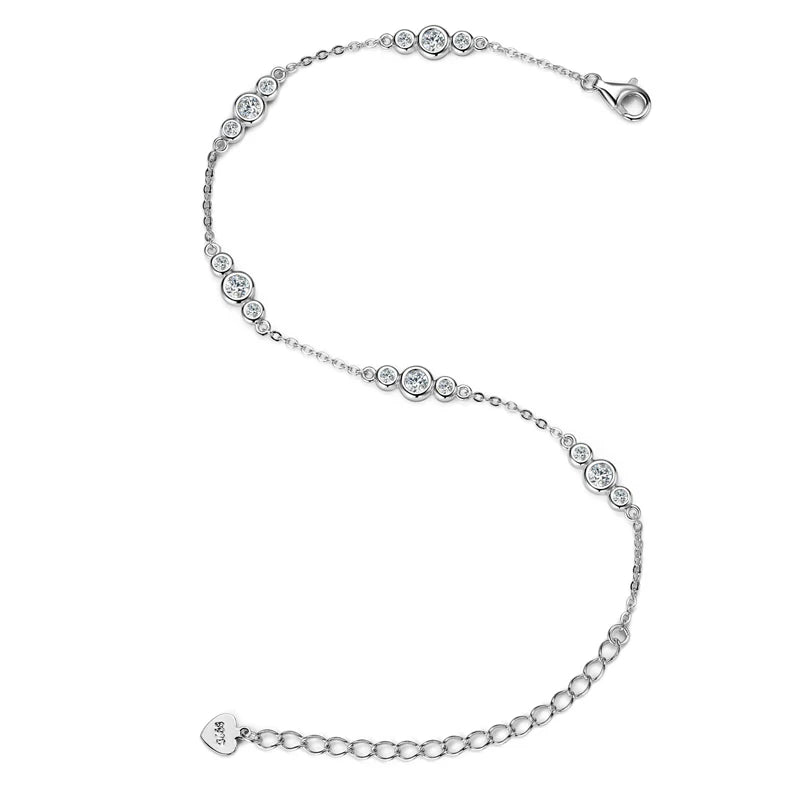 Bracelet ÉCLAT ÉTERNEL - Diamant moissanite & Argent 925 millième