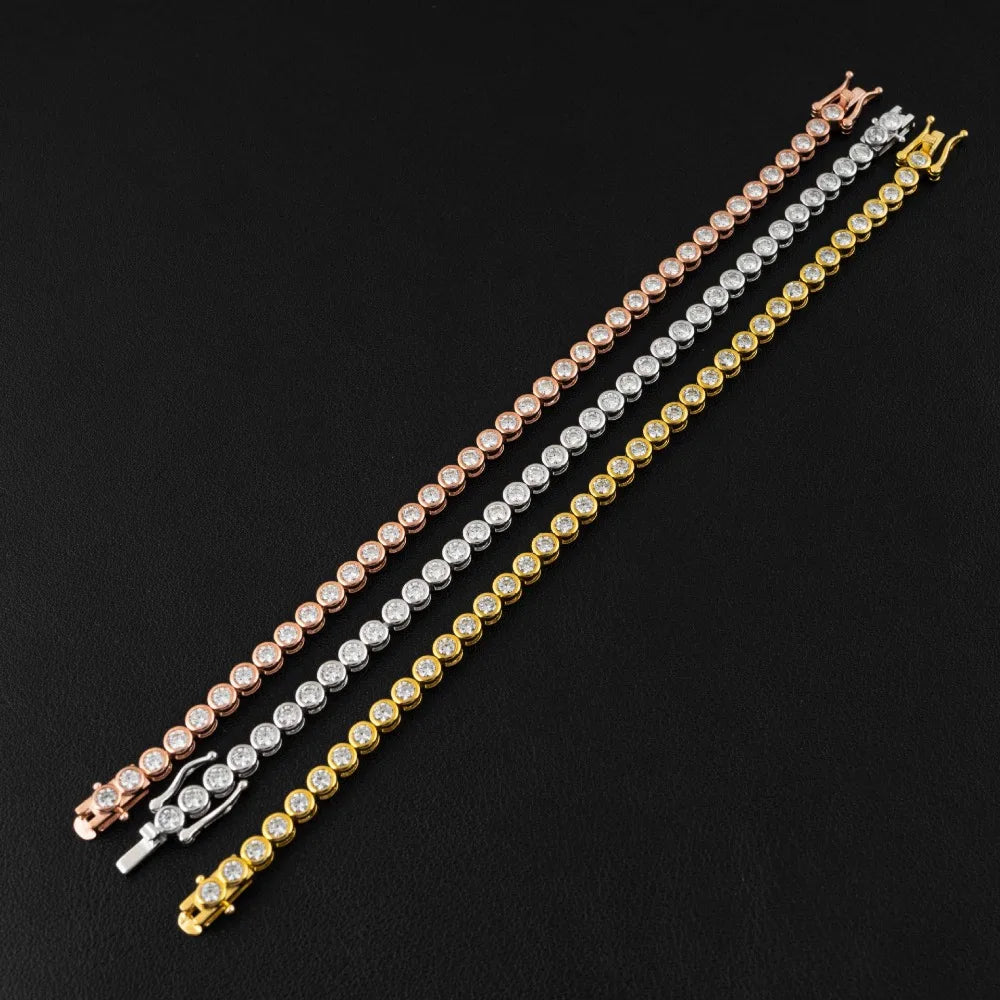Bracelet ÉCLAT ÉTERNEL - Diamant moissanite & Argent 925 millième