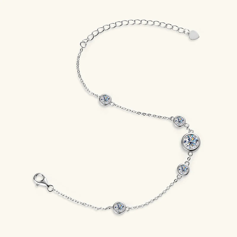 Bracelet ÉCLAT ÉTERNEL - Diamant moissanite & Argent 925 millième