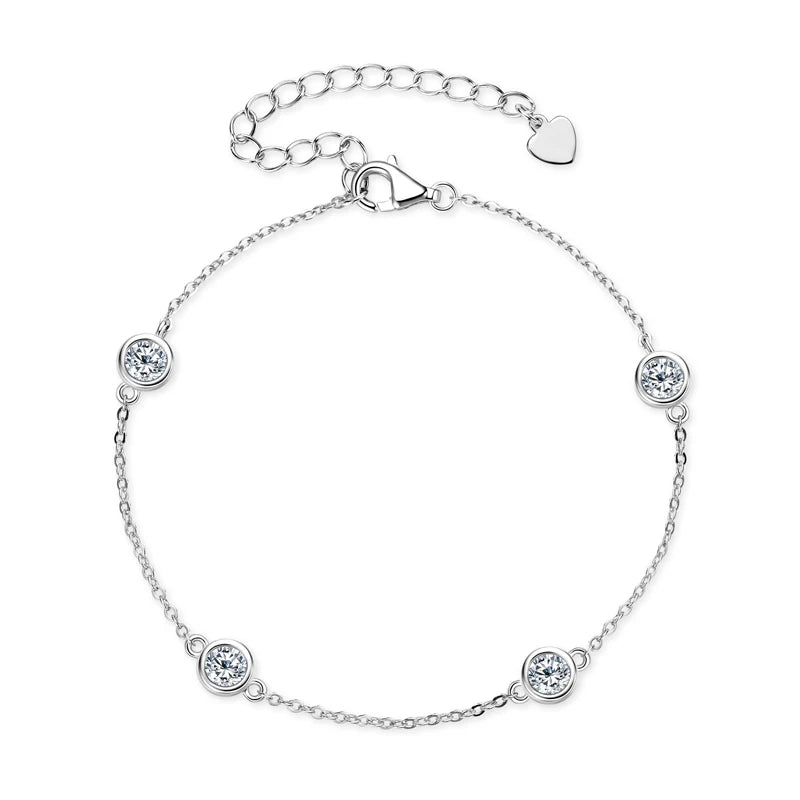 Bracelet ÉCLAT ÉTERNEL - Diamant moissanite & Argent 925 millième