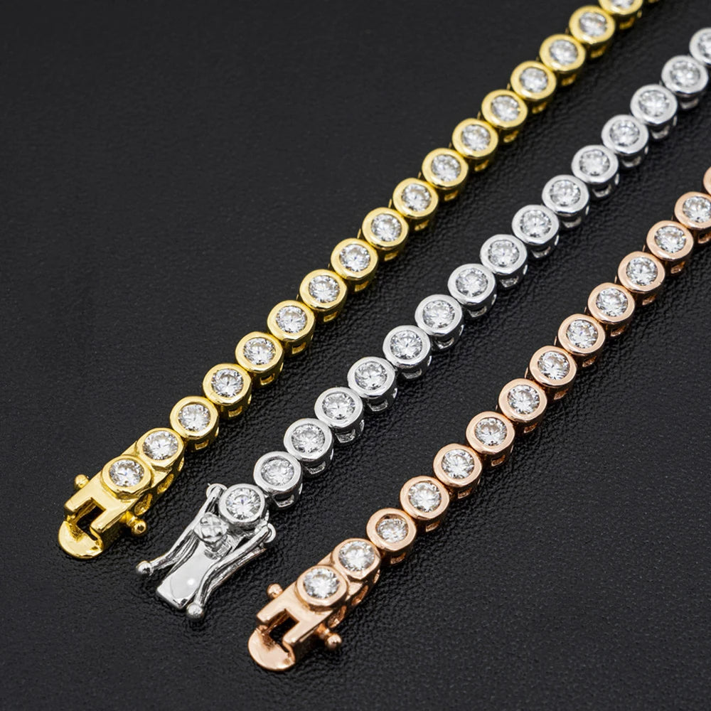 Bracelet ÉCLAT ÉTERNEL - Diamant moissanite & Argent 925 millième
