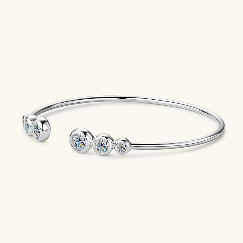 Bracelet ÉCLAT ÉTERNEL - Diamant moissanite & Argent 925 millième