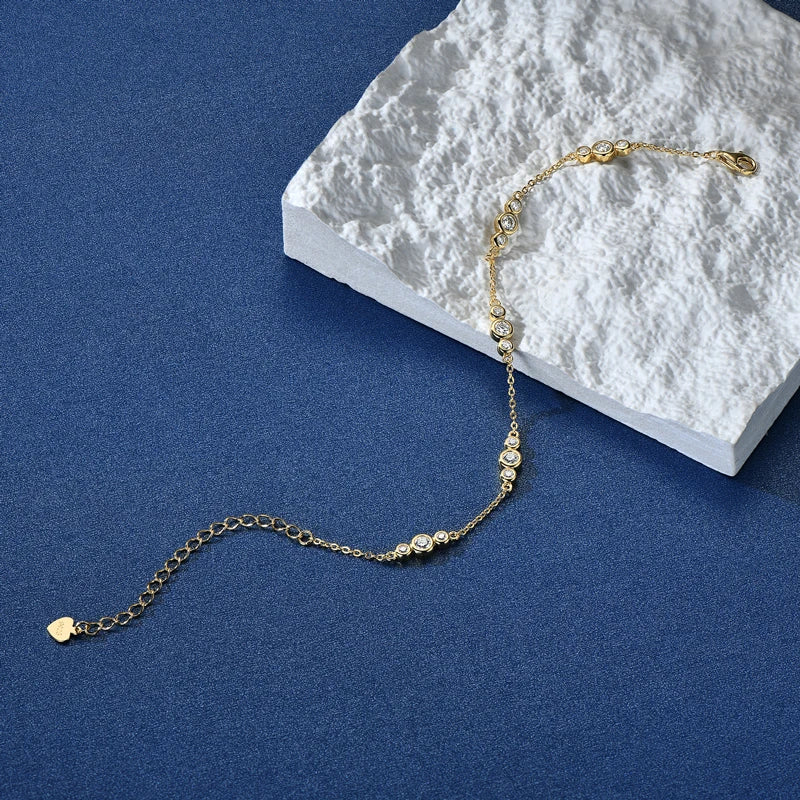 Bracelet ÉCLAT ÉTERNEL - Diamant moissanite & Argent 925 millième