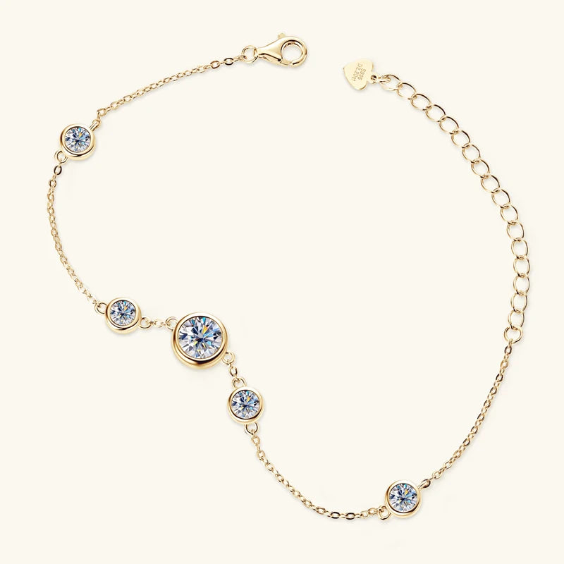 Bracelet ÉCLAT ÉTERNEL - Diamant moissanite & Argent 925 millième