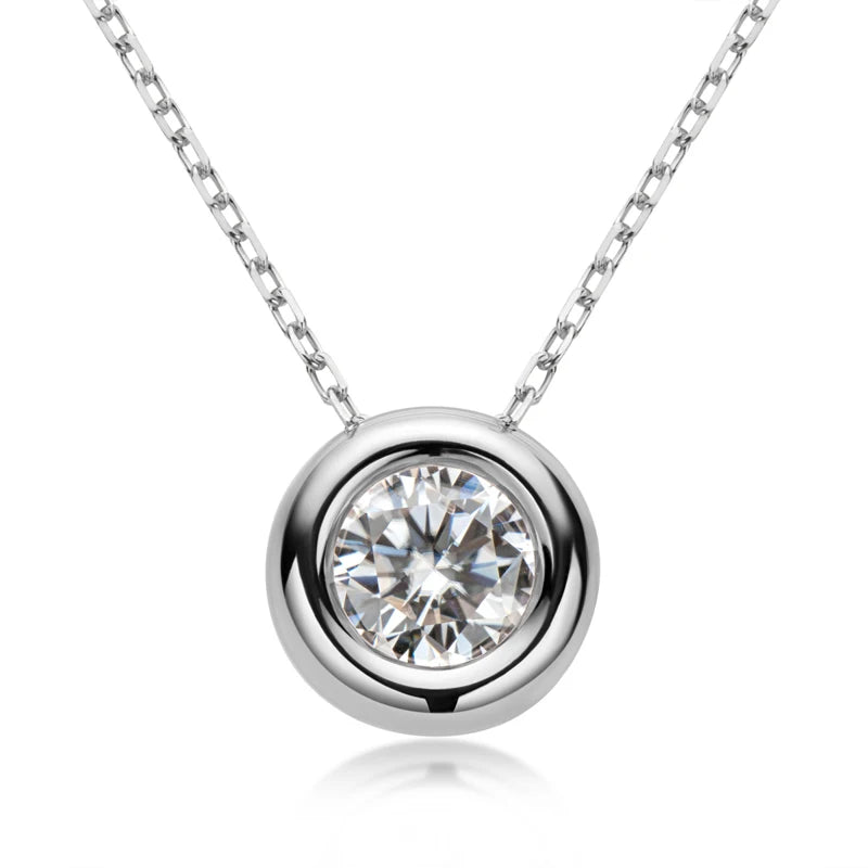 Collier ÉCLAT ÉTERNEL - Diamant moissanite & Argent 925 millième
