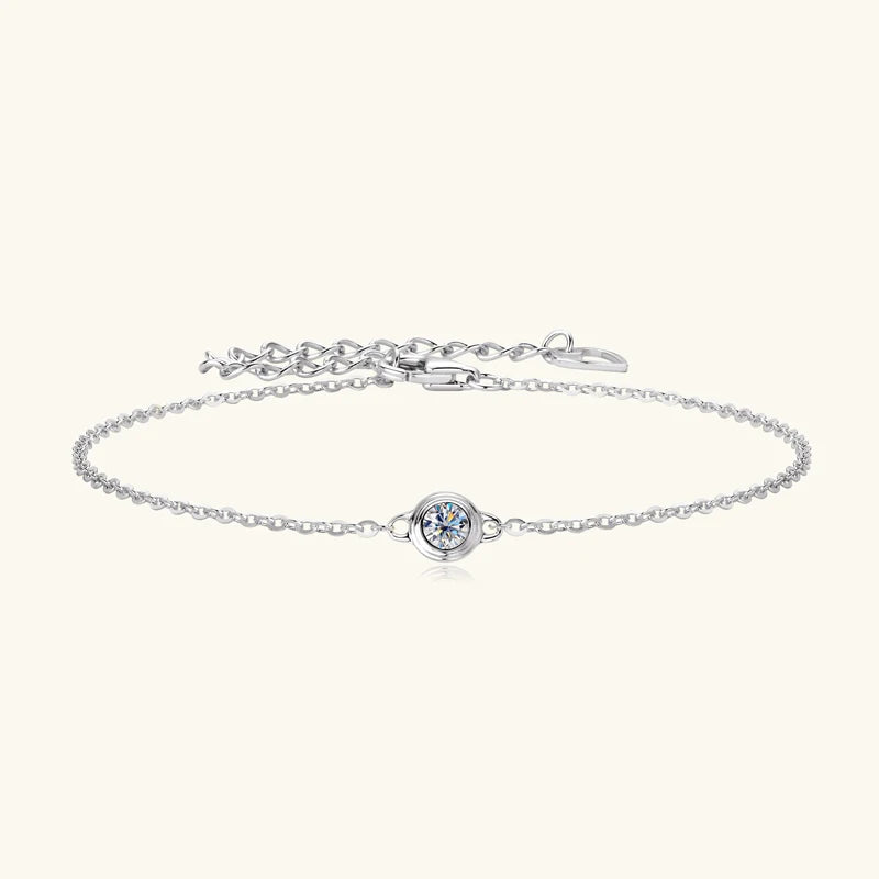 Bracelet ÉCLAT ÉTERNEL - Diamant moissanite & Argent 925 millième