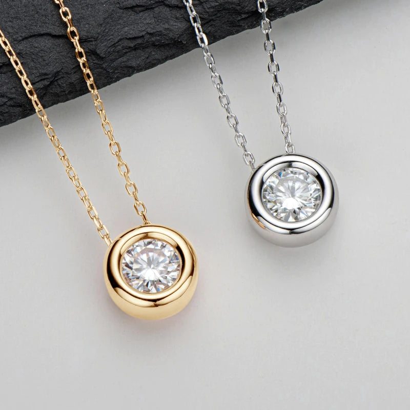 Collier ÉCLAT ÉTERNEL - Diamant moissanite & Argent 925 millième