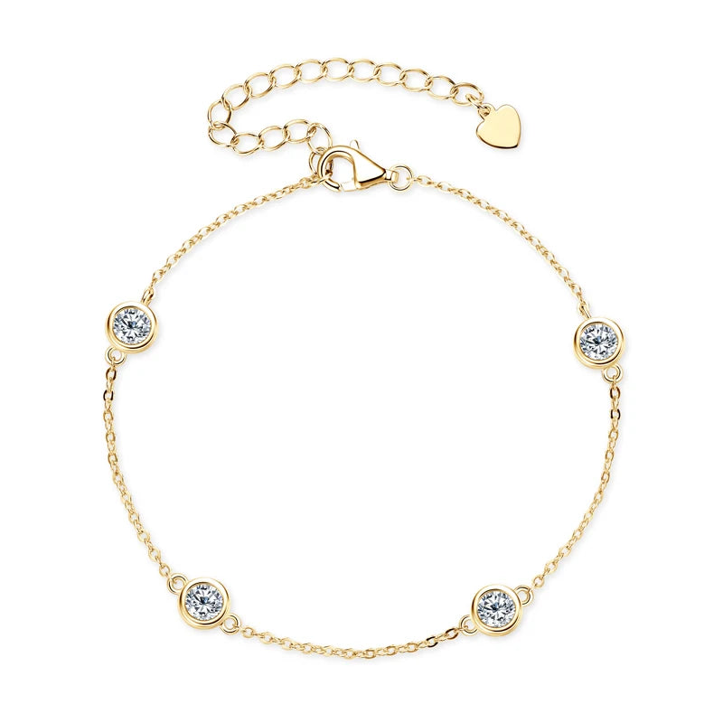 Bracelet ÉCLAT ÉTERNEL - Diamant moissanite & Argent 925 millième