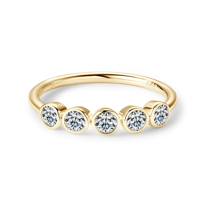 Bague ÉCLAT ÉTERNEL - Diamant moissanite & Argent 925 millième