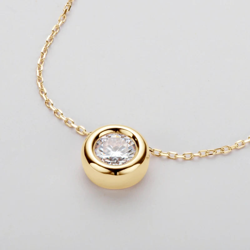 Collier ÉCLAT ÉTERNEL - Diamant moissanite & Argent 925 millième