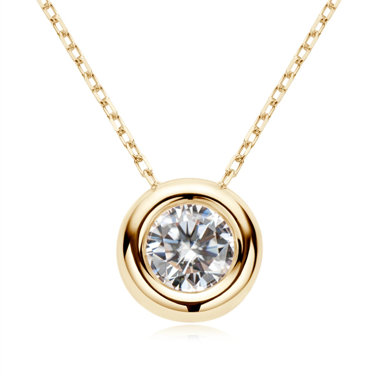 Collier ÉCLAT ÉTERNEL - Diamant moissanite & Argent 925 millième