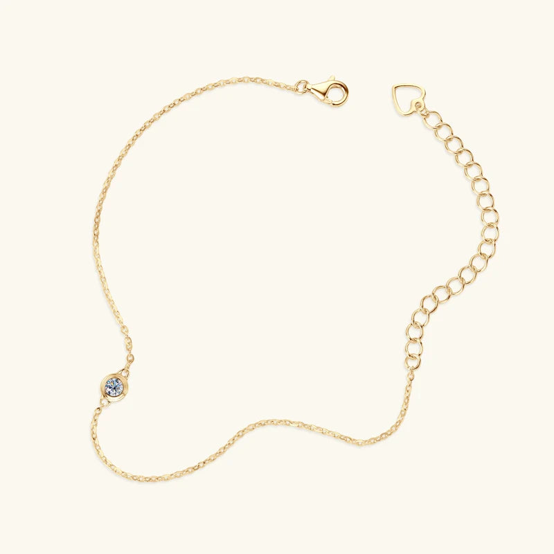 Bracelet ÉCLAT ÉTERNEL - Diamant moissanite & Argent 925 millième