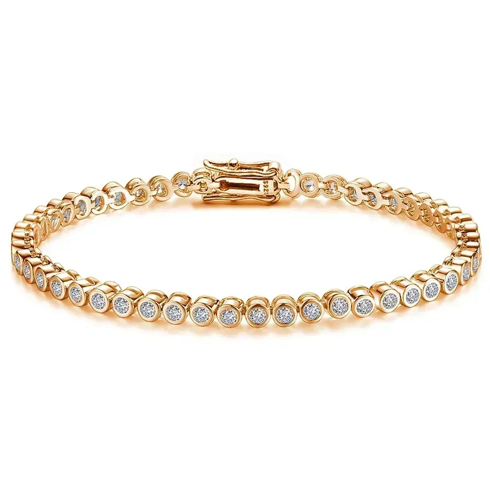 Bracelet ÉCLAT ÉTERNEL - Diamant moissanite & Argent 925 millième