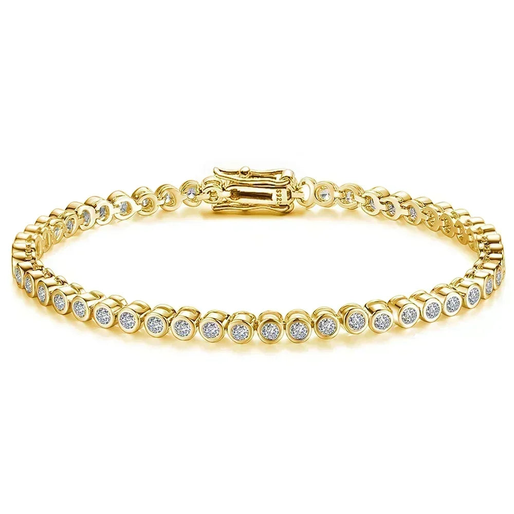 Bracelet ÉCLAT ÉTERNEL - Diamant moissanite & Argent 925 millième