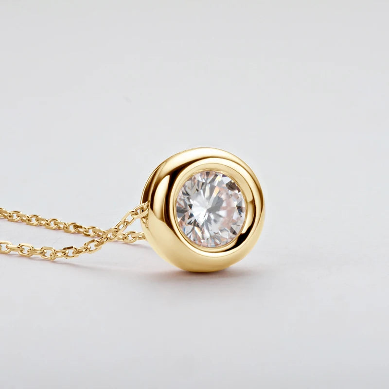 Collier ÉCLAT ÉTERNEL - Diamant moissanite & Argent 925 millième