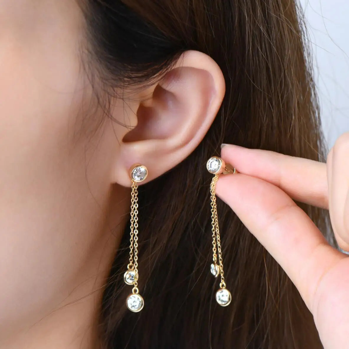 Boucles d’oreilles ÉCLAT ÉTERNEL - Diamant moissanite & Argent 925 millième