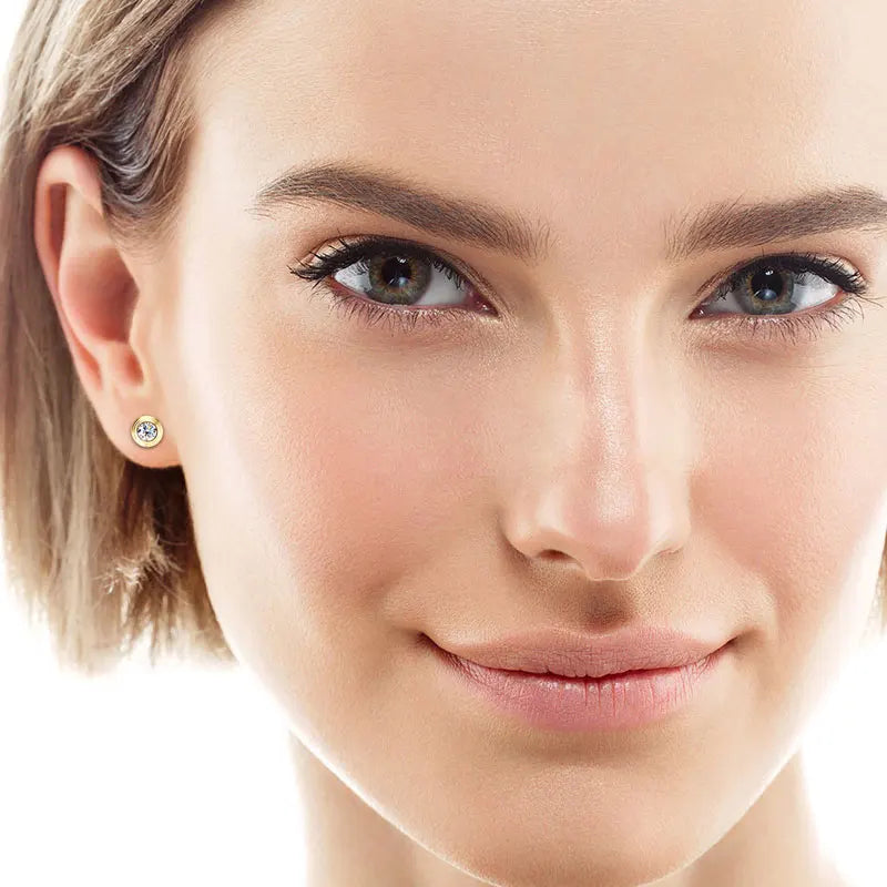 Boucles d’oreilles ÉCLAT ÉTERNEL - Diamant moissanite & Argent 925 millième