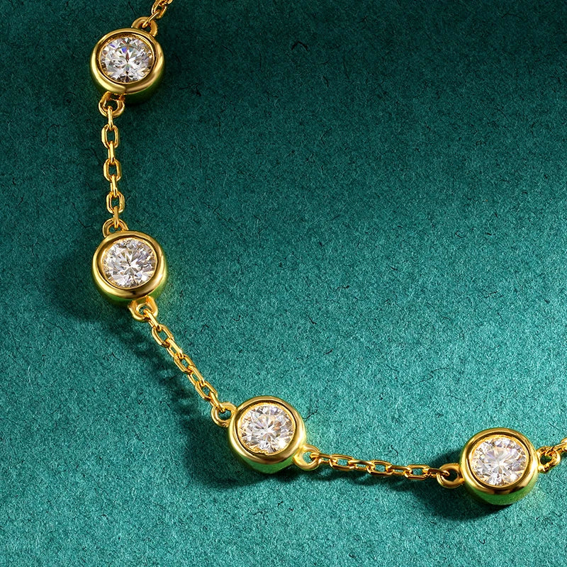 Bracelet ÉCLAT ÉTERNEL - Diamant moissanite & Argent 925 millième