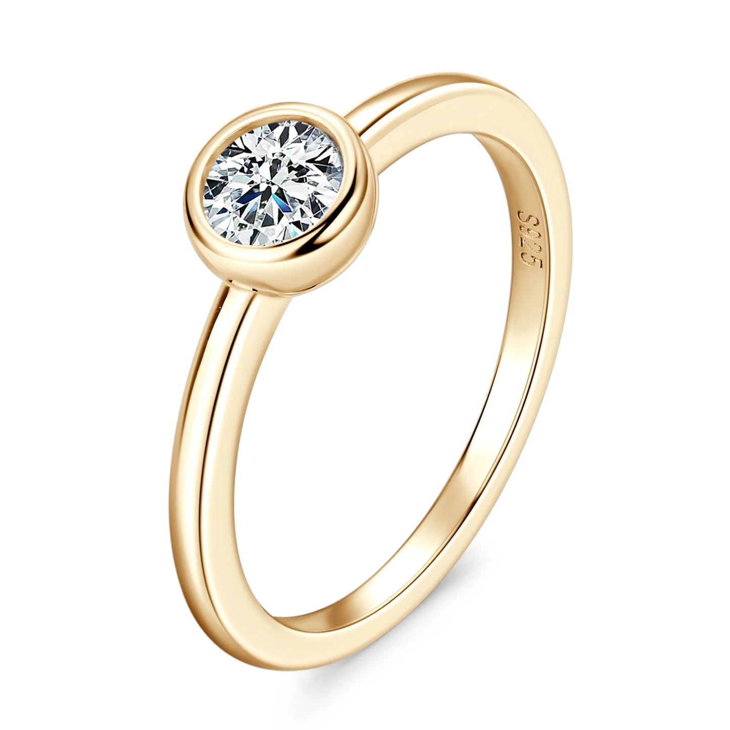 Bague ÉCLAT ÉTERNEL - Diamant moissanite & Argent 925 millième
