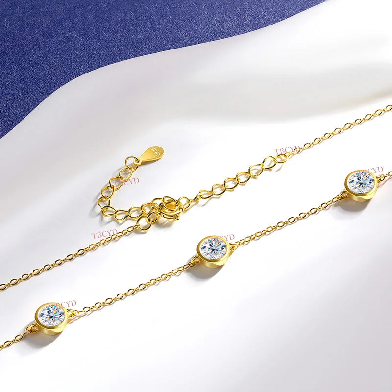 Collier ÉCLAT ÉTERNEL - Diamant moissanite & Argent 925 millième