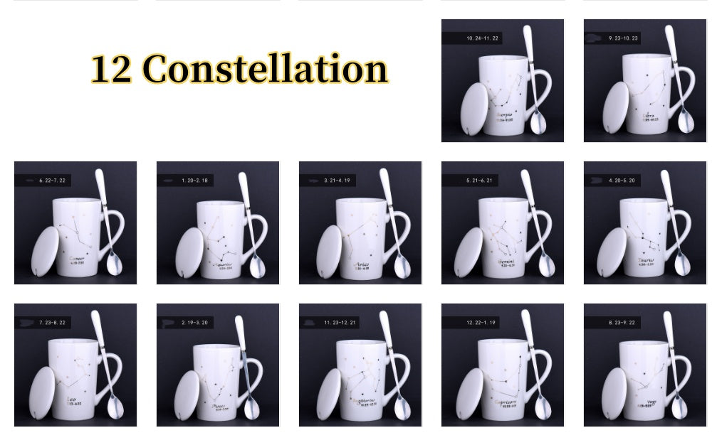 Mug à thé Zénith - Porcelaine, Plaqué Or, 600ml