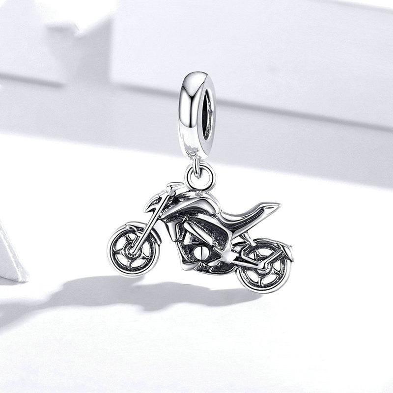 Charm Pendant Moto - Argent S925