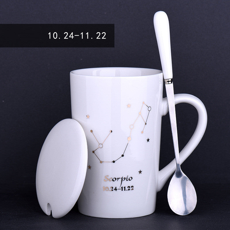 Mug à thé Zénith - Porcelaine, Plaqué Or, 600ml