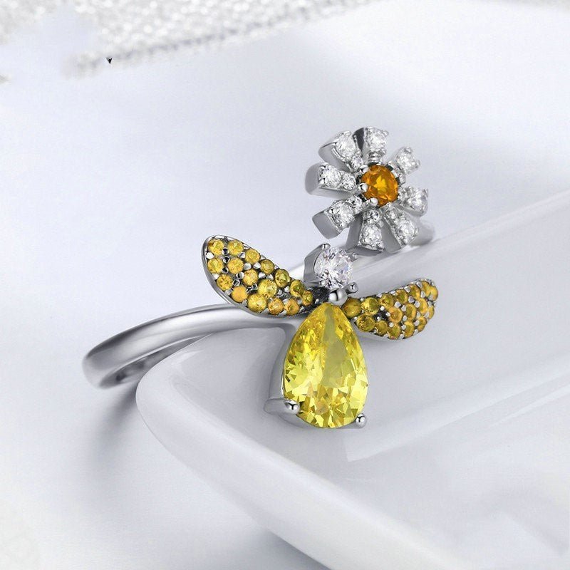 Bague Alyssa - Argent Sterling 925 et Zircons - Maria B.
